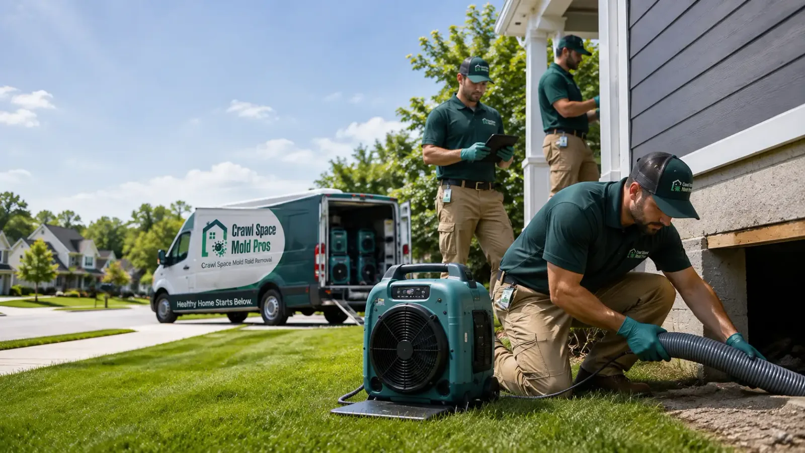 Crawl Space Mold Removal in Browning, MO